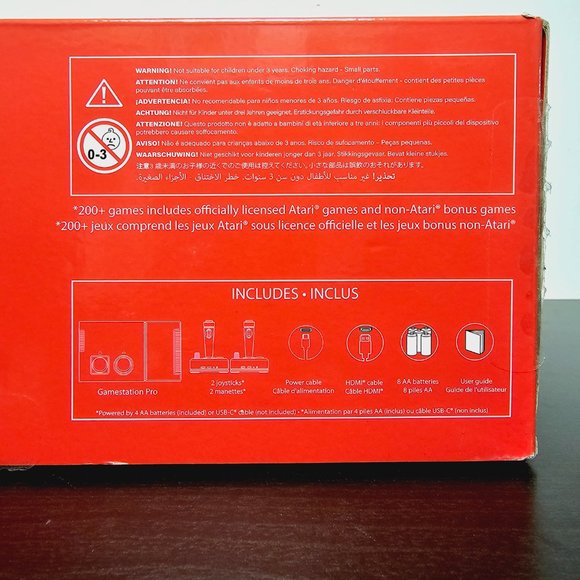 Atari Retro Video Game System with 2 Wireless Joysticks and 200+ Games - Picture 8 of 11